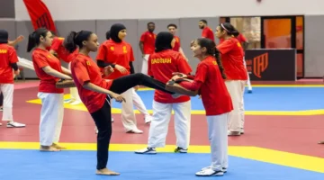 انطلاق القادسية معهد الرياضات القتالية استعدادًا لأولمبياد لوس أنجليس وبريزبين